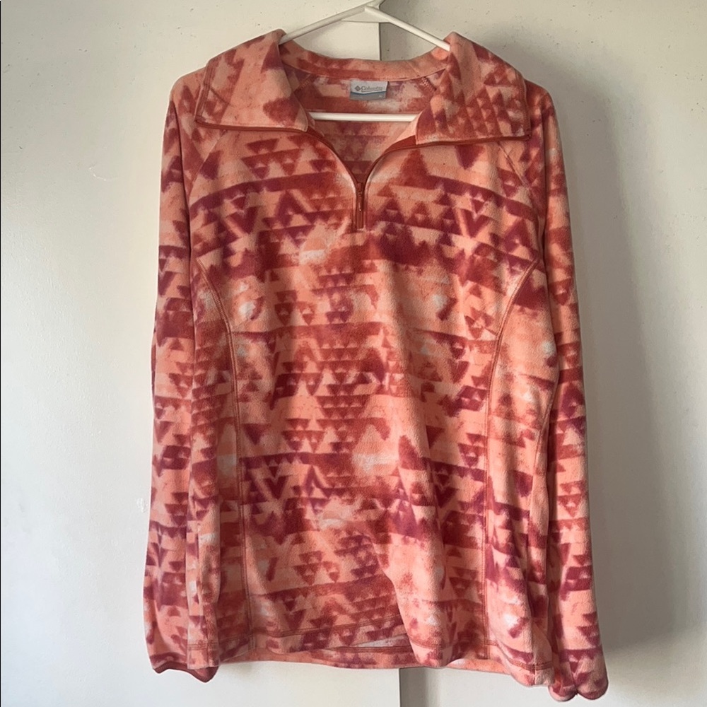 🌷XL Columbia Aztec Quarter Zip Sweater🌷